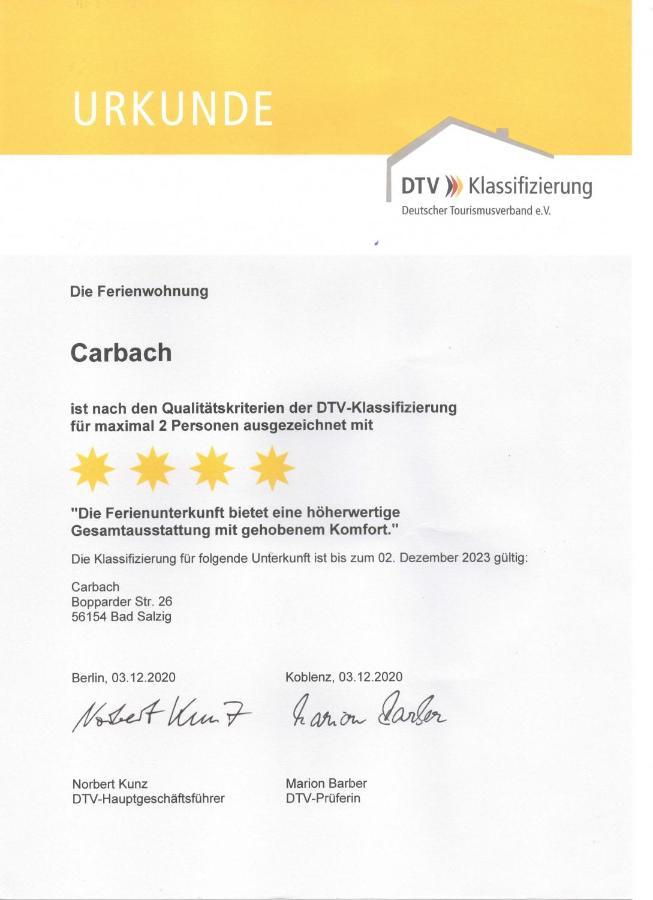 4-Sterne Ferienwohnung Carbach -Perfekt Fuer Radfahrer- Boppard Exterior foto